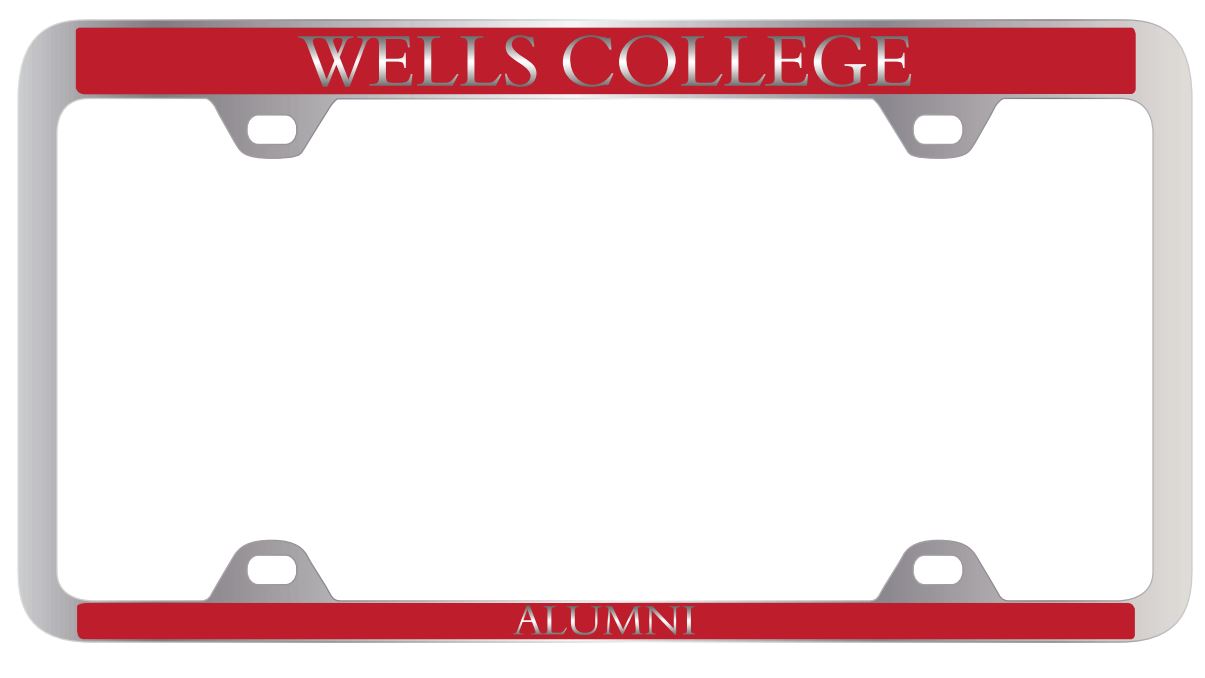 License Plate Frame – Red – Alumni