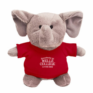 Bean Bag Buddies – Elephant – 6″ w/”Someone from Wells Loves Me” t-shirt
