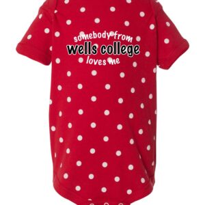 Infant Onsie – Red w/White Dots