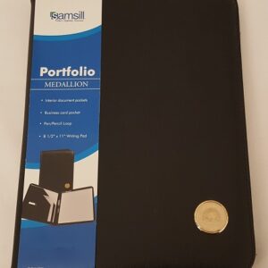 Samsil Portfolio w/Medallion – Black