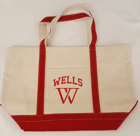 Tote Bag – Kennebunkport – Natural/Red