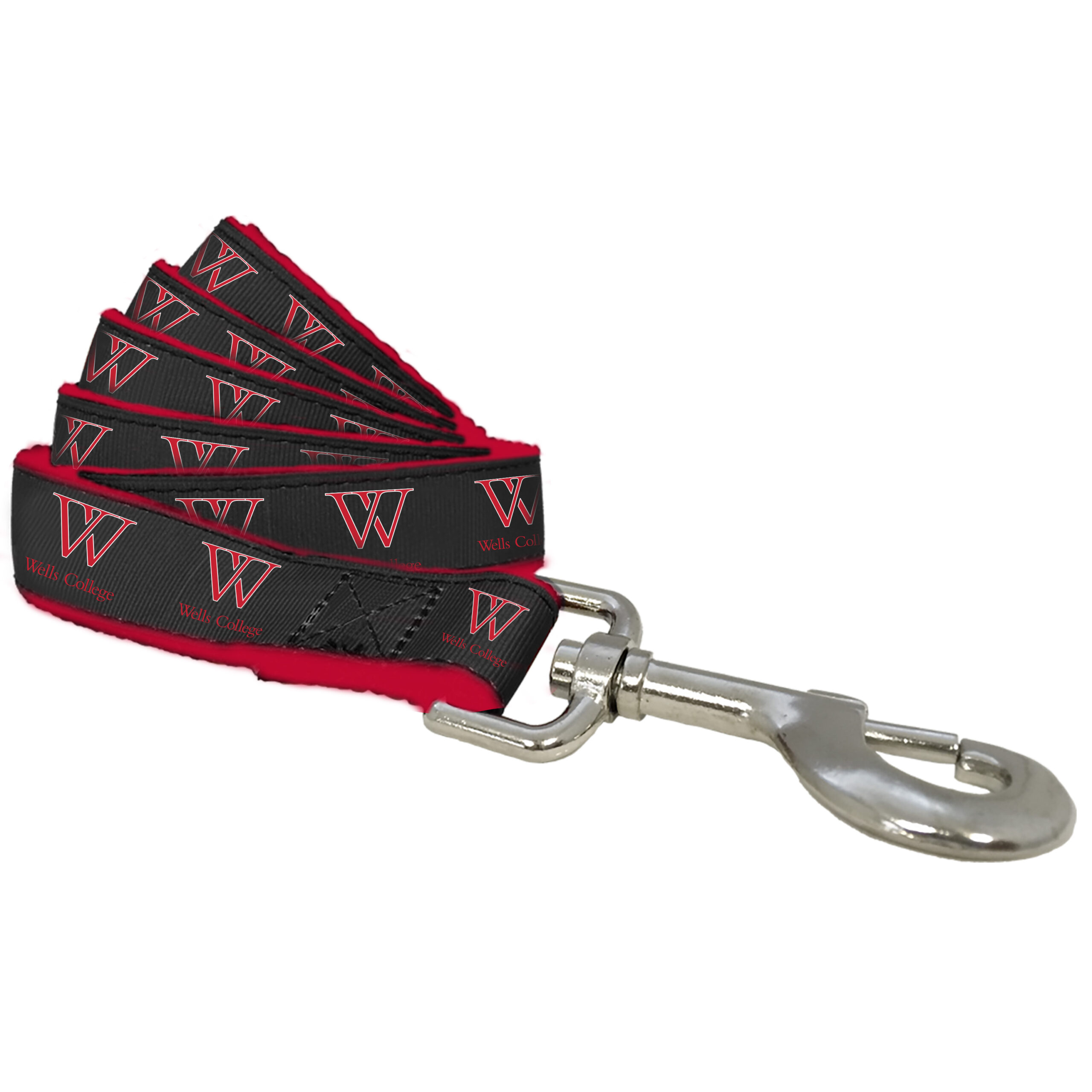 Pet Leash – Black w/Red