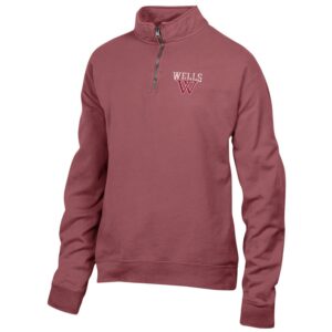 Comfort Wash Fleece 1/4 Zip – Cayenne (Red)