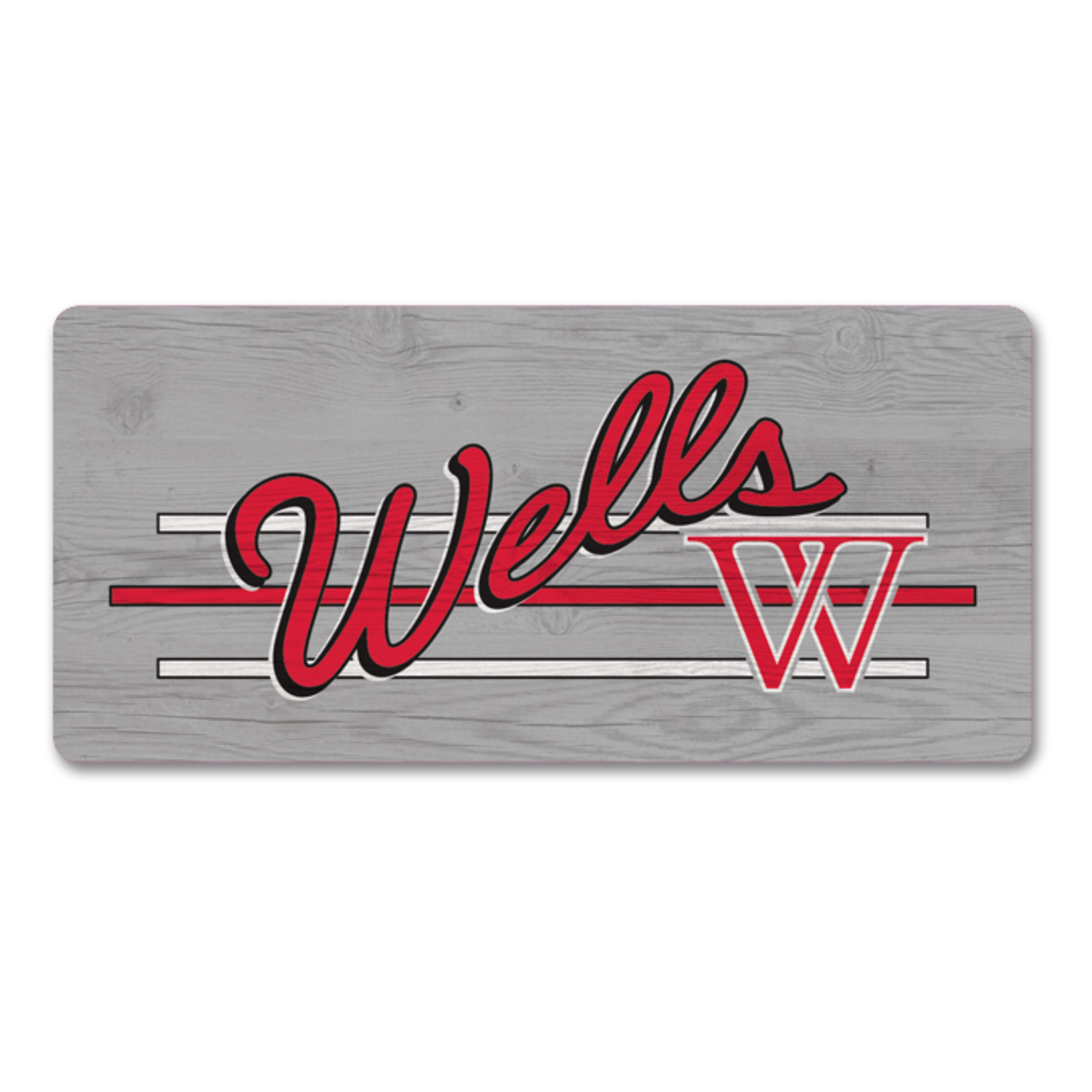 Wood Magnet – Red