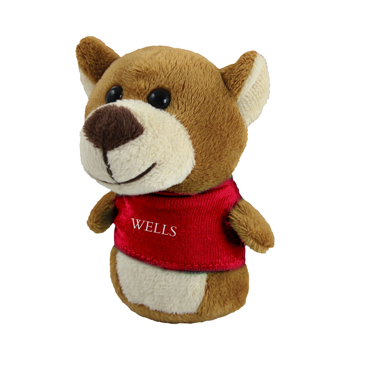 Shorties Plush – Bear – w/Red T-shirt