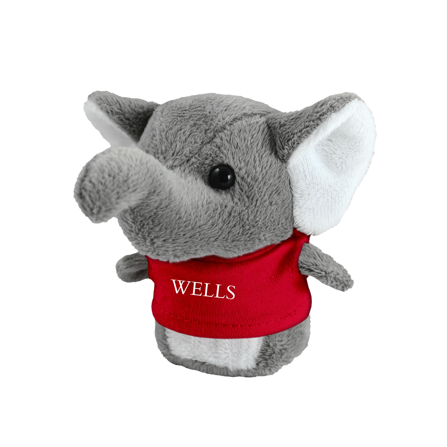Shorties Plush – Elephant – w/Red T-shirt