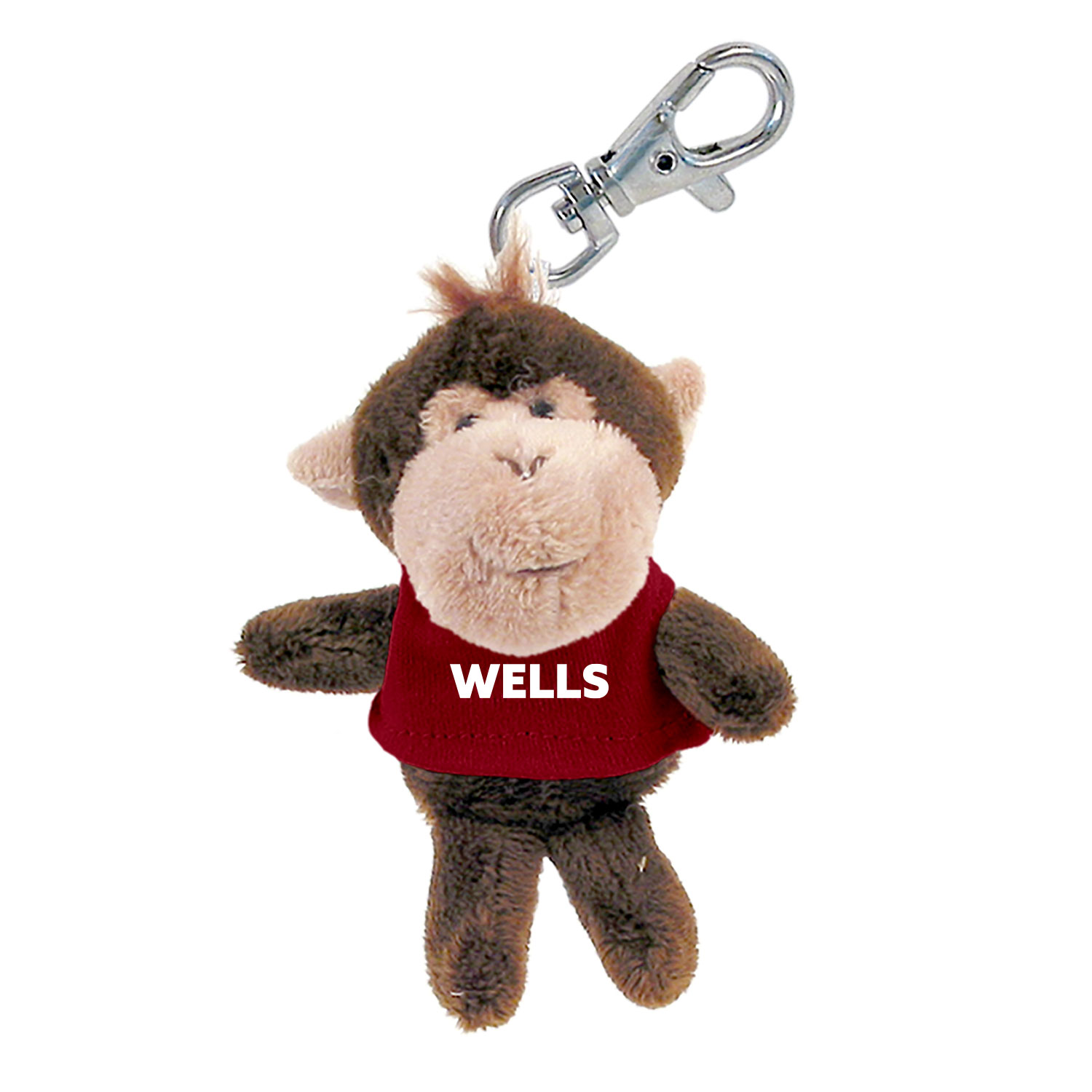 Wild Bunch Key Tag – Monkey w/T-shirt