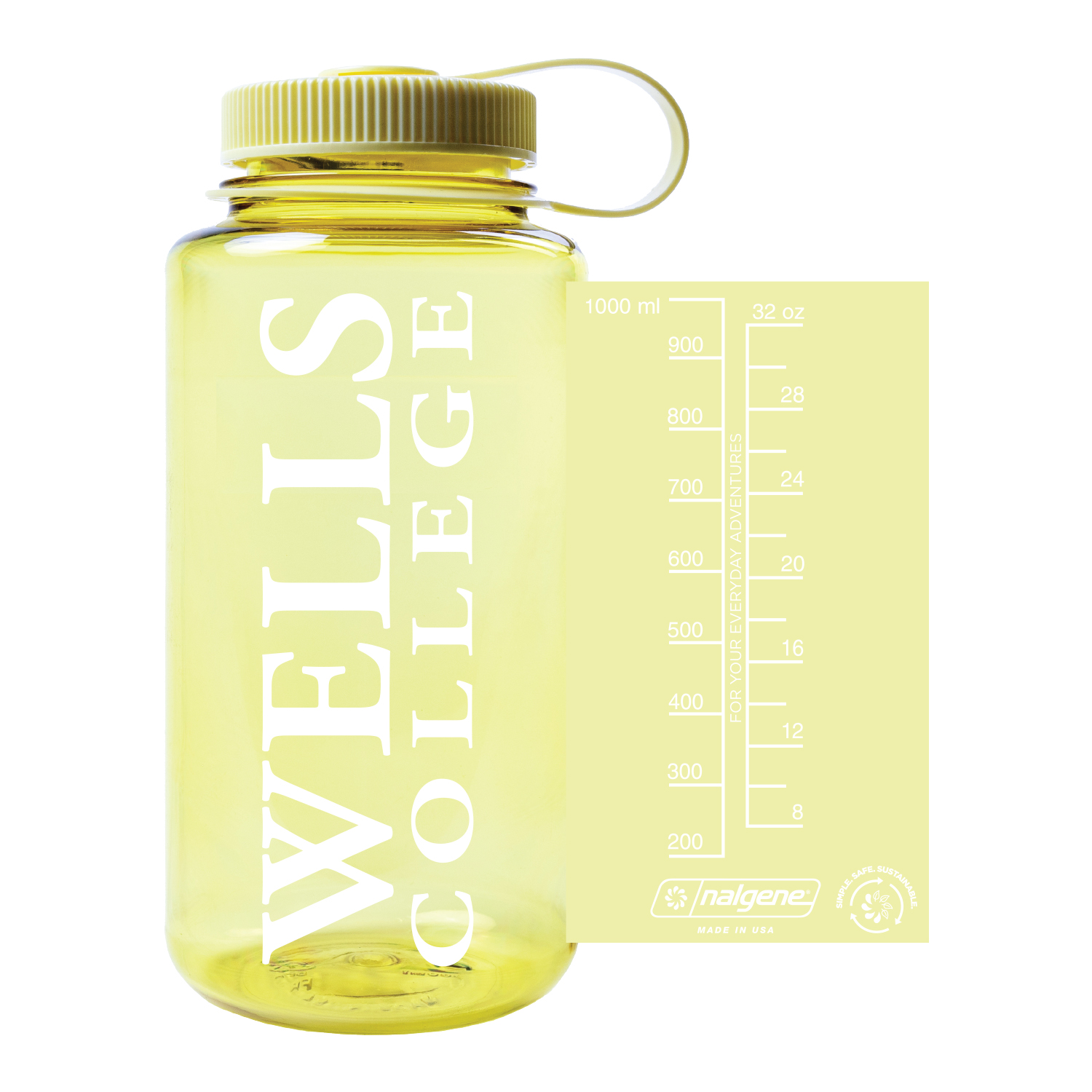Nalgene Sustain Wide Mouth Bottle – Butter – 32oz
