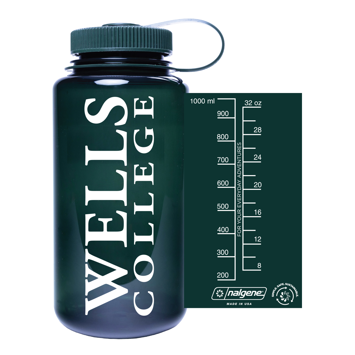 Nalgene Sustain Wide Mouth Bottle – Jade – 32oz