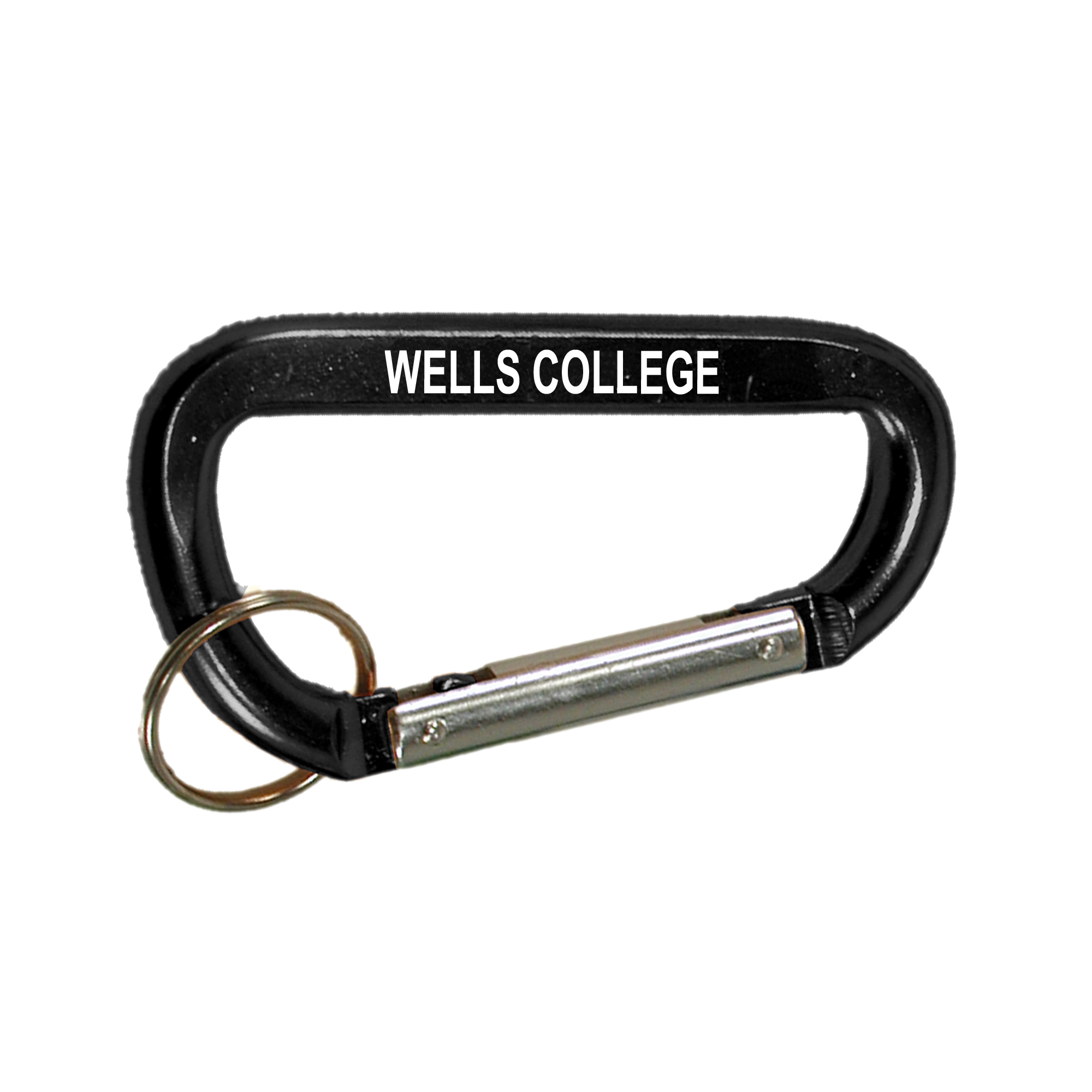 Mountain Man Carabiner Key Tag – Black