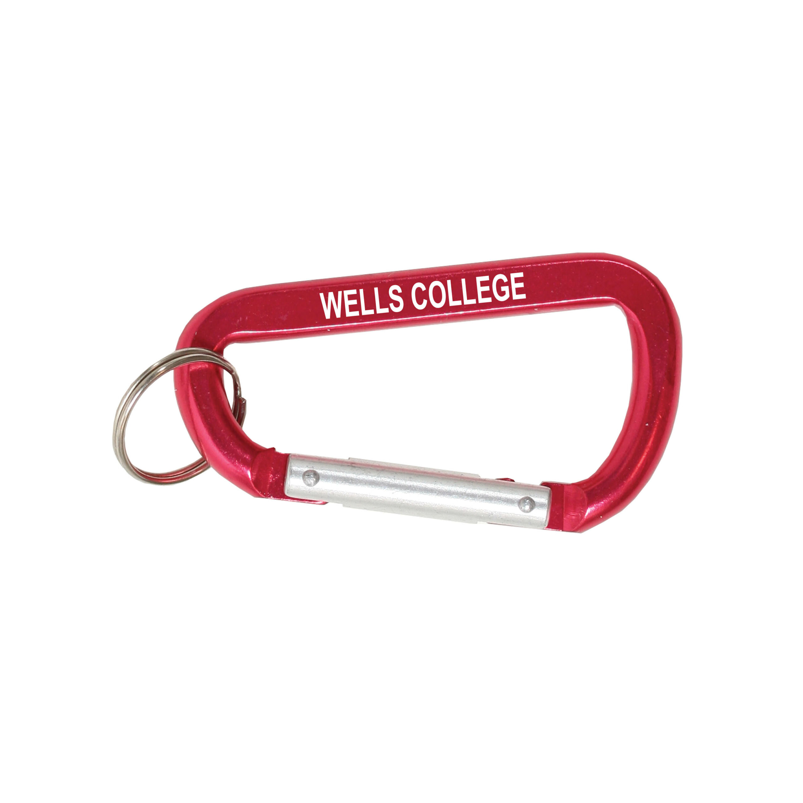 Mountain Man Carabiner Key Tag – Red