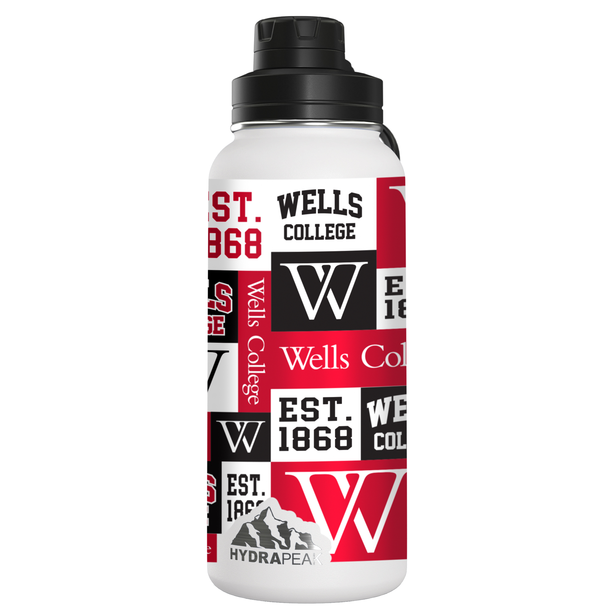 HydraPeak Wide Mouth w/Chug Lid – 32oz – White